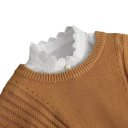 Collo finto per donne Collo alto con pizzo Collo rimovibile elegante Collo decorativo per maglione camicia abito Moda 2