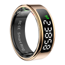COLMI R12 Smart Ring mit Display, Herzfrequenzmesser, Sauerstoff, Schlaf, Stress, 5 ATM Wasserbeständigkeit, Fitnessaktivität, kabelloses 3