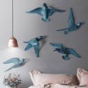 Colombe décorative murale 5 pièces 2