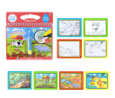 Colorazione magica ad acqua con dinosauri e fattoria disegno ripetuto 19x20 cm libro rosso di carta con penna per bambini 2