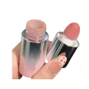 Colorete líquido en barra 5,8 g con aplicador de esponja Colorete multifuncional para mejillas y labios Larga duración resistente al agua color durazno rosado 2
