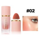 Colorete líquido para rostro y labios 6,5 ml 71 x 26 mm Colorete mate resistente al agua en tubo con aplicador de esponja de larga duración 5