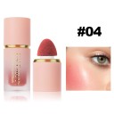 Colorete líquido para rostro y labios 6,5 ml 71 x 26 mm Colorete mate resistente al agua en tubo con aplicador de esponja de larga duración 7