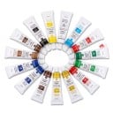 Colori per tessuti set 12 pz Tubetti 12 ml Colore acrilico permanente resistente al lavaggio Composizione non tossica Per abbigliamento, tela e scarpe Arte indossabile 6