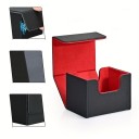 Colourful Card Box with Inner Lining in Various Shades and Magnetic Closure Suitable for Organised and Safe Storage of Decks 5