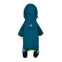 Colourful Dog Raincoat with Hood and Reflective Elements Size XL Fastens with Three Press Studs Protection Against Rain and Wind for Larger Dogs 3