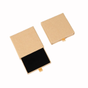 Colourful Gift Boxes with Drawer 8×8×2 cm, Cardboard Jewellery Boxes with Pull-Out Drawer and Foam Filling, for Jewellery 11