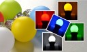 Colourful LED Bulbs E27 1/3/5 W J769 10