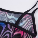 Colourful Mini Dress with Straps 6