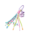 Colourful Phone Pendant with Carabiner Decorative Cord for Mobile Keys Handbag Fashion Tassel Pendant with Beads 5