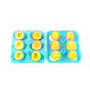 Colourful Play Eggs 6 pcs with Shapes 4.5 x 5 cm Opening Educational Toy for Sorting Development of Motor Skills and Coordination Box 7