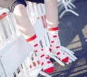 Colourful printed socks for men and women Bold pattern with contrasting heel and toe 100% cotton Size EU 38 to 45 Suitable for everyday wear 8