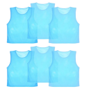 Colourful Sports Bibs Set of Distinction Vests Distinction Sports Bib for Children 6 pcs 4