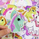 Colourful Unicorn Stickers - 30 pcs 3