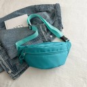 Colourful Women's Waist Bag 35 x 15 x 9 cm Waterproof Shoulder Bag Crescent Shape Large Capacity Travel Zip Bag Crossbody Style 5