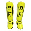 Combat Shin Guards with Instep Protection Size S Two Velcro Straps Boxing Leg Protectors for Boxing and Martial Arts 2