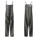 Combinaison d'été pour femme avec motif léopard 2