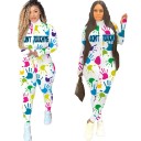 Combinaison femme avec motif de mains 4