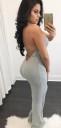 Combinaison femme couleur argent 2