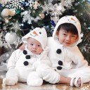 Combinaison pour bébé bonhomme de neige T2637 4