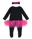 Combinaison pour bébé fille avec bandeau T2726 1
