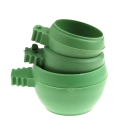 Comedouro multifuncional para papagaios 3 pcs Comedouro para sementes, água e vegetais 2