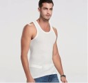 Comfortable Men's Tank Top - White 4