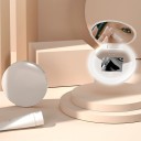 Compact Cosmetic Mirror with UV Light and LED Illumination 2x Magnification Touch Folding Mirror Travel Makeup and Skincare 5