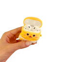 Compact Silikonhoesje voor AirPods 4 Bescherming tegen Beschadiging Design Berenvormigheid Draagbaarheid Silikonhoesje voor Oordopjes 2