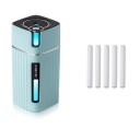Compact USB aroma diffuser with backlighting for scenting the room Tank 300 ml Operation up to 10 hours Power 3 W Dimensions 7 x 7 x 5