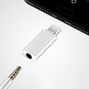 Compact USB-C to 3.5 mm jack adapter without a cable for connecting wired headphones to your phone or tablet Direct plug-in to the port 3