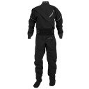 Completo da uomo a tre strati impermeabile per kayak con polsini in lattice e cintura in neoprene per sport acquatici e canottaggio 5