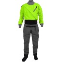 Completo da uomo a tre strati impermeabile per kayak con polsini in lattice e cintura in neoprene per sport acquatici e canottaggio 2