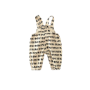 Completo in cotone per bambini senza maniche con orsetto e scritta MINI Completo beige per neonati con tasca e bottoni sulle spalle per ragazze e ragazzi 4