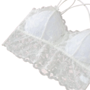 Completo intimo da donna in pizzo con reggiseno e slip in elastan e poliammide per uso quotidiano 11