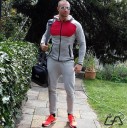 Completo sportivo da uomo - Felpa e pantaloni J1447 2
