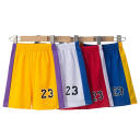 Completo sportivo per ragazzi canotta e pantaloni corti con elastico numero 23 V scollo a V leggero completo estivo da allenamento 5