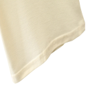 Compleu băiețesc cu tricou polo cu ursuleț și pantaloni scurți bej cu elastic și buzunare, decolteu în V cu guler și nasturi 5