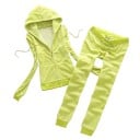 Compleu de trening pentru femei Hanorac cu glugă și fermoar și pantaloni de trening cu manșete 7