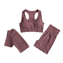 Compleu sportiv pentru femei cu pantaloni scurți, sutien sport și tricou cu mânecă scurtă, compleu fitness din nylon 6