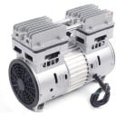Compresor de aer fără ulei 750 W Cap cu două cilindri 8 bar și 125 l/min 29 x 15 x 24 cm Corp din aluminiu Argintiu Pentru atelier și garaj 3