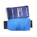 Compresse gel chaude et froide avec manchon en tissu amovible et bande élastique portable dimensions 25 x 14 cm pour les gonflements et les douleurs 4