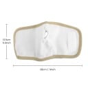 Compresse pour poignet pour enveloppements à l'huile de ricin contre les douleurs articulaires taille 28 x 13,5 cm fixation par velcro manchon 2