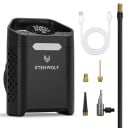 Compresseur portable pour pneus V3 Sans fil 160 PSI et 22 l/min Batterie 7800 mAh Lumière LED Tuyau 90 cm Pour voiture moto et vélo 1