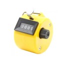 Compteur mécanique à 4 chiffres pour doigt en plastique manuel pour le sport et les voyages léger et confortable 10