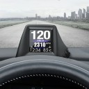 Computador de bordo multifuncional GPS HUD OBD2 2" 9,7 x 6,1 x 4,9 cm Ecrã rotativo 270° Velocímetro Rotações Consumo de Combustível Temperatura Altura Compasso Alarme 4