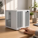 Computergehäuse NAS 30 x 27 x 27 cm mit 8 Einschüben für 3,5" Hot-Swap-Festplatten und SATA-Backplane für Mainboards MATX und ITX 3