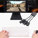 Concentrador micro USB/USB 3