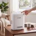 Concentrateur d'oxygène portable avec mode pulsé et actif, débit en 5 niveaux, batterie lithium, charge rapide, blanc, pour seniors 4