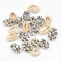 Conchas decorativas com ornamentos 10 unid C519 4